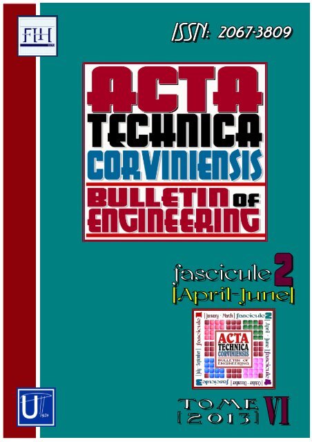 a review - Acta Technica Corviniensis