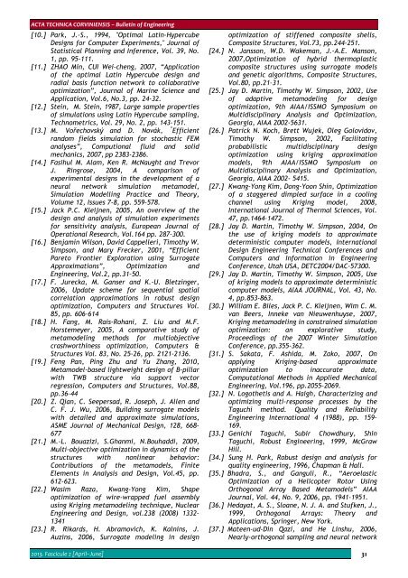 a review - Acta Technica Corviniensis