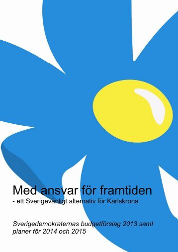 LÃ¤s Sverigedemokraternas budgetfÃ¶rslag - Karlskrona kommun