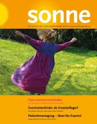 sonne - Ãsterreichische Kinder-Krebs-Hilfe