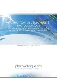 Guide d'aide Ã  la facturation de l'Ã©lectricitÃ© photovoltaÃ¯que pour les ...