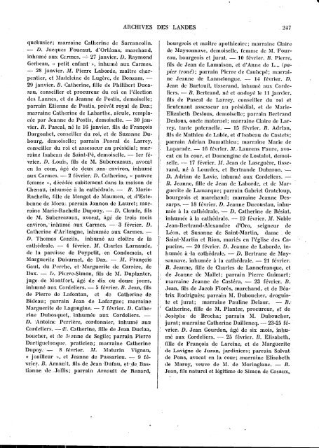 SÉRIE E SUPPLÉMENT. - Archives départementales des Landes