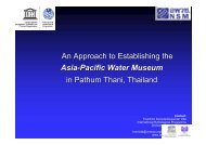 An Approach to Establishing the Asia-Pacific Water Museum in ...
