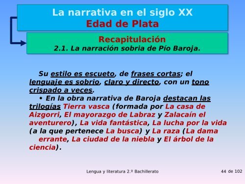 La narrativa en el siglo XX - Mallorca