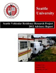 Vehicular Residency Research Project - Seattle City Clerk's Office ...