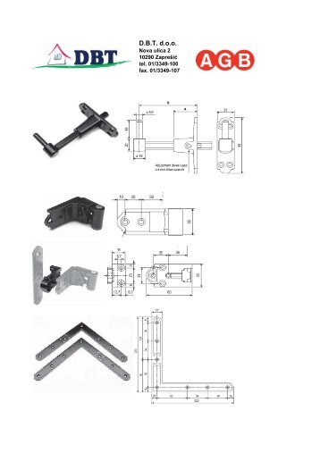 Katalog proizvoda - DBT doo