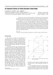 An Economical Criterion for Packed Absorption Column Design