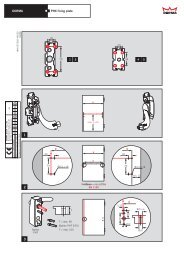 PHX fixing plate X X DORMA - ROVEL CZ