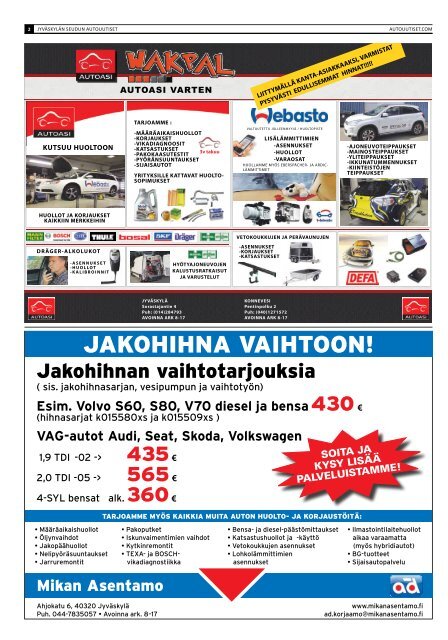 Jyväskylän seudun Autouutist 26.11.