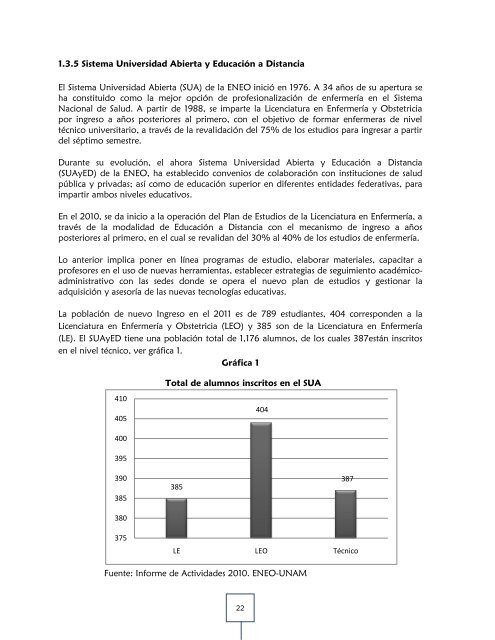 plan de desarrollo institucional 2011-2015 - ENEO - DirecciÃ³n ...