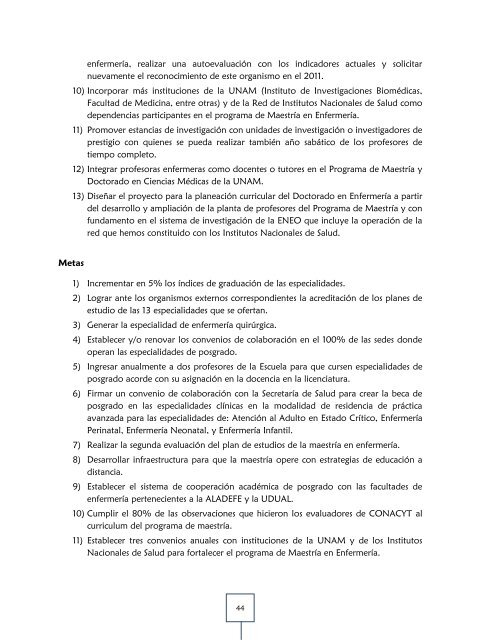 plan de desarrollo institucional 2011-2015 - ENEO - DirecciÃ³n ...