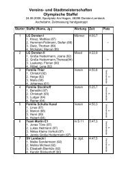 Ergebnisliste Olympische Staffel - Stadtsportverband-dorsten.de