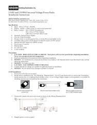 uvpp, uvppm - Hubbell Building Automation