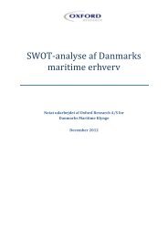SWOT-analyse af Danmarks maritime erhverv - The Danish Maritime ...