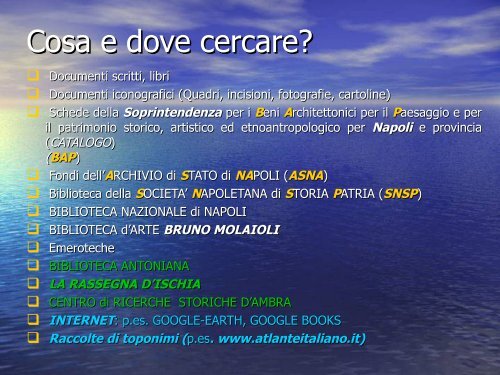 Dispositivo - La Rassegna d'Ischia