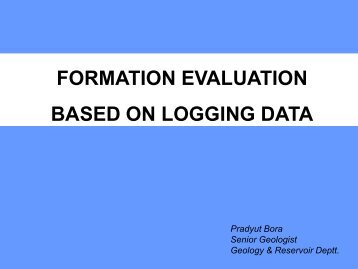 formation evaluation based on logging data - petrofed.winwinho...