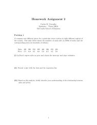 Homework Assignment 2 - McCombs School of Business