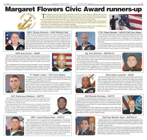 Margaret Flowers Civic Award 2010 recipient named - Gosport