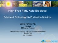 High Free Fatty Acid Biodiesel