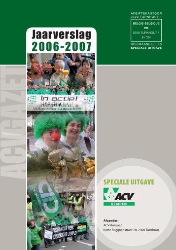Jaarverslag 2006-2007 - ACV Kempen