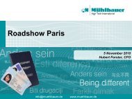 Presentation Roadshow Paris - MÃ¼hlbauer Group