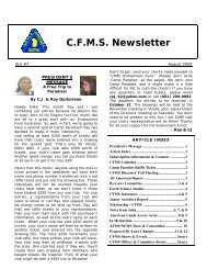 Aug - California Federation of Mineralogical Societies