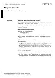 De algemene polisvoorwaarden voor de verzekering BA