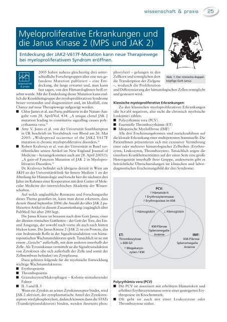 Myeloproliferative Erkrankungen und die Janus ... - biomed-austria