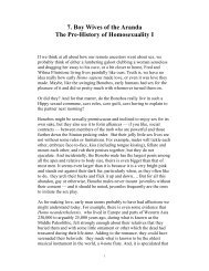 7. Boy Wives of the Aranda The Pre-History of ... - BobHay.net