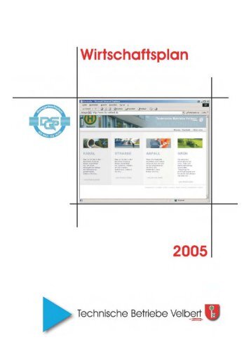 Erfolgsplan 2005 - Technische Betriebe Velbert AÃƒÂ¶R