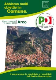 Scarica il pieghevole - Partito Democratico del Trentino