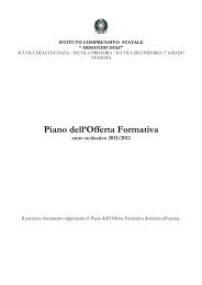 POF 2011/2012 - Istituto Comprensivo Armando Diaz - Venezia ...