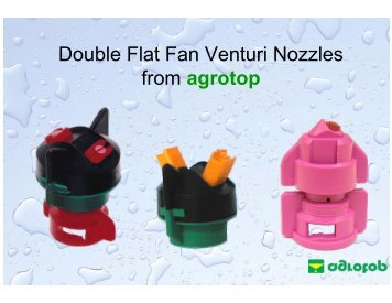 Double Flat Fan Venturi Nozzles from agrotop