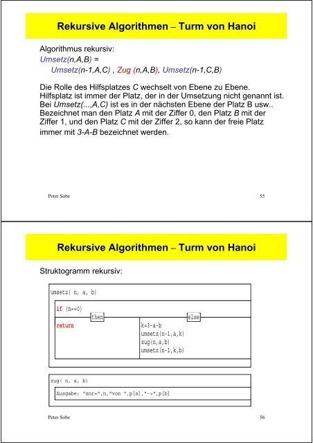 Inhalt 3. Spezielle Algorithmen