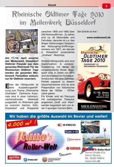 26. Dortmunder Motorradmesse -  Mover Magazin