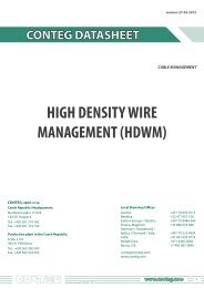 HIGH DENSITY WIRE MANAGEMENT (HDWM) - Conteg