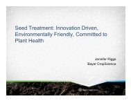 Seed Treatment - The Pesticide Stewardship Alliance TPSA