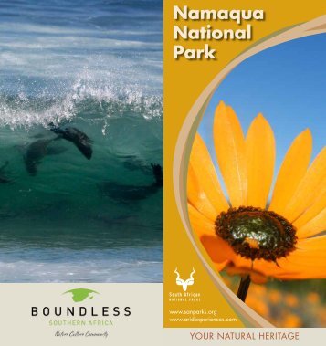 View the Namaqua National Park e-brochure - SANParks