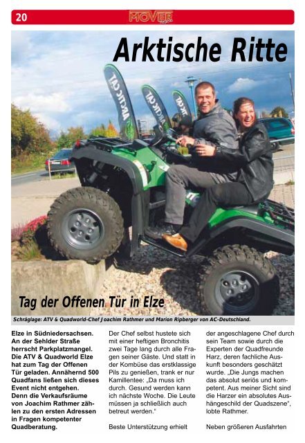 November – Dezember Quad - Mover Magazin