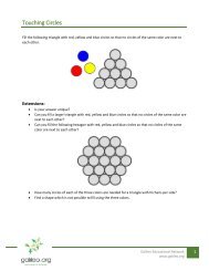 21st century classroom rubric - Galileo Educational Network
