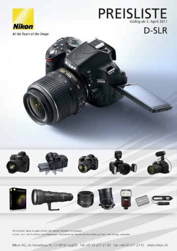 Preisliste komplett - My Nikon