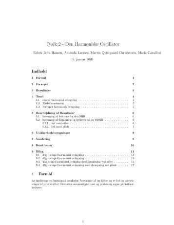 Rapport uge 51: Oscillator