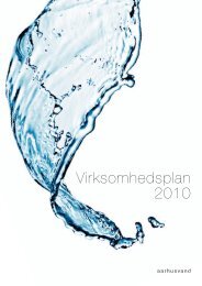 Virksomhedsplan 2010 - Aarhus Vand