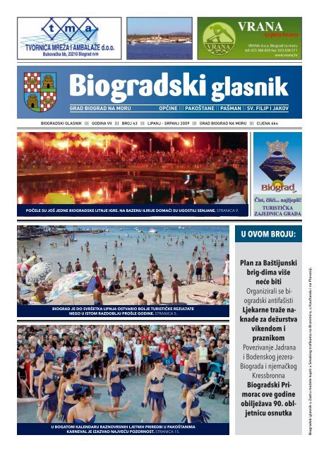 Biogradski glasnik - broj 43 - Grad Biograd na Moru