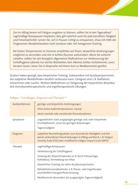 Begleiterkrankungen bei MS