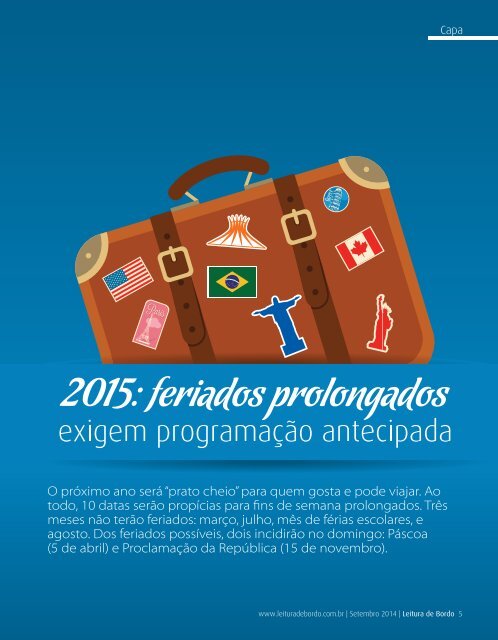 Revista Leitura de Bordo Setembro 2014