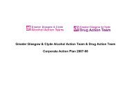 Greater Glasgow and Clyde - Drug Misuse Information Scotland
