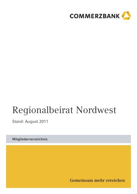 Regionalbeirat Nordwest