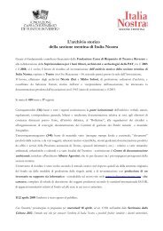 Nota sull'archivio storico della sezione di Trento - Italia Nostra