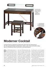 Moderner Cocktail - Meisterschule Schreiner München
